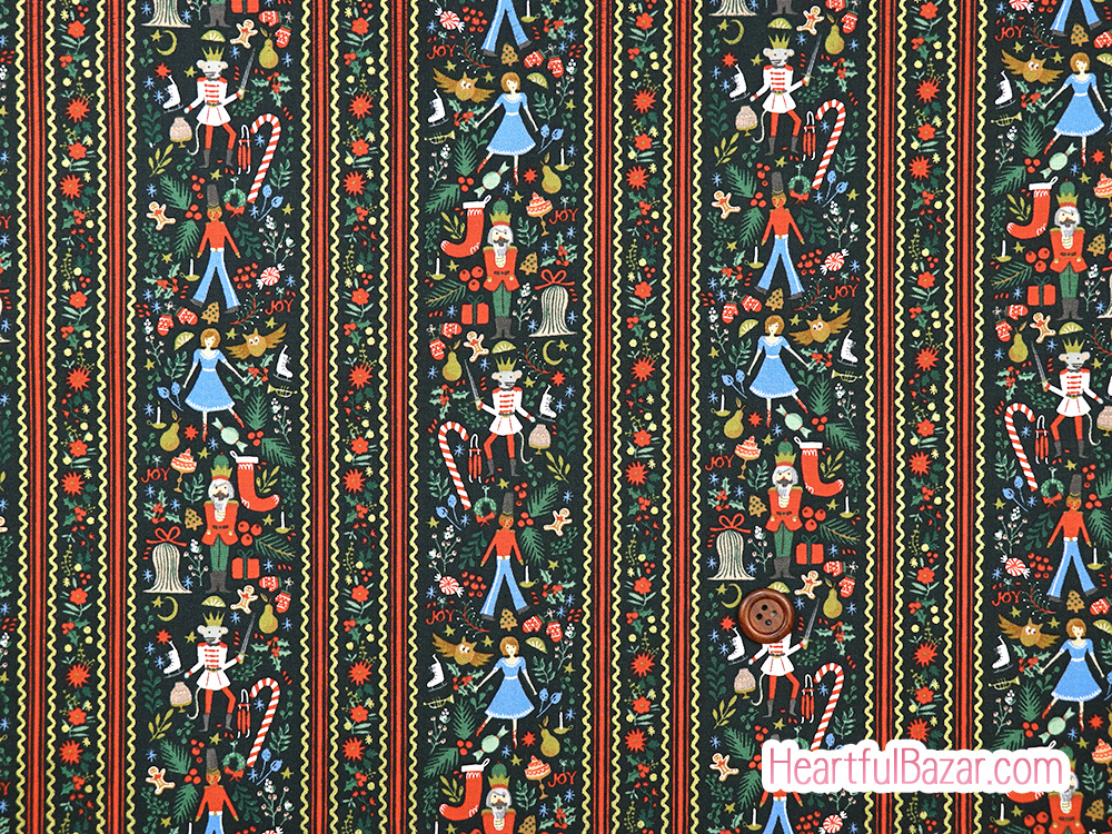 [oc]COTTON+STEEL HOLIDAY CLASSICS IV くるみ割り人形 グリーン