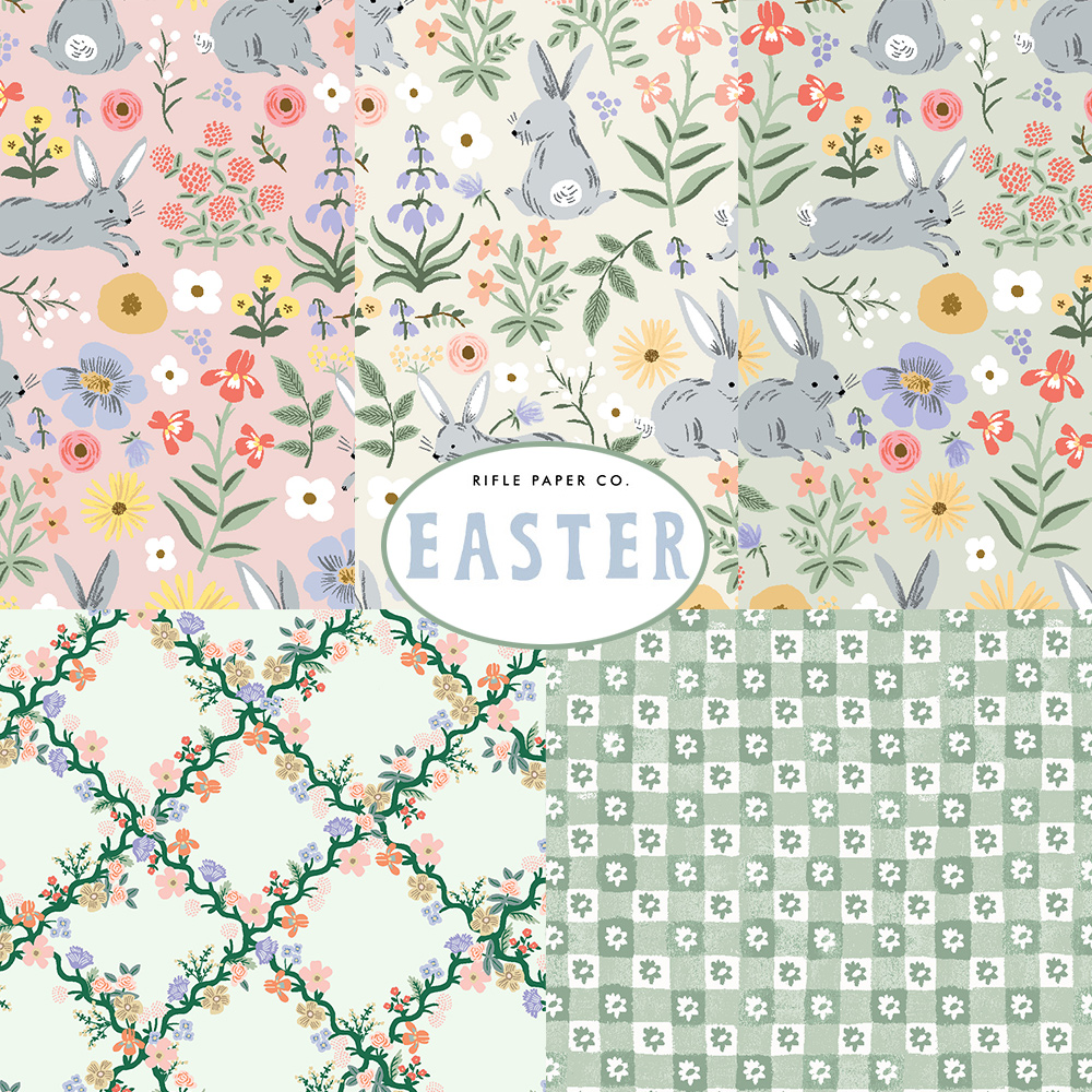 (25x25)COTTON+STEEL EASTER II 5枚セット