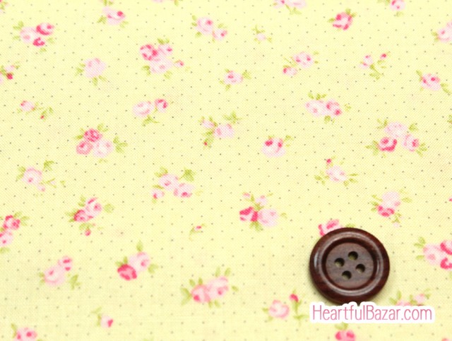 (110x40)moda Fleurs タイニーフラワー イエロー