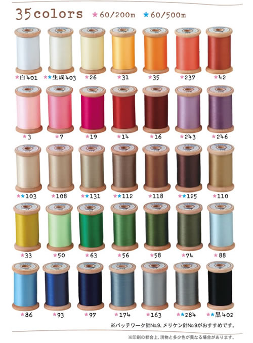 Fujix 手縫い糸 pice(ピセ) #118 200m