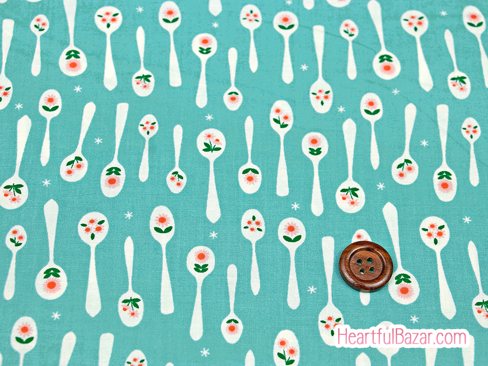 (110x37)RSS camellia ティースプーン ターコイズ