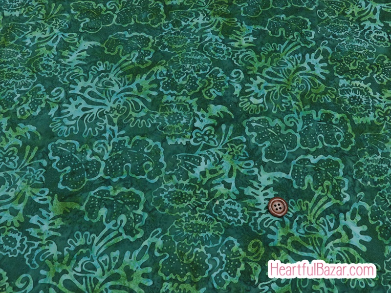 (110x90)moda Bahama Batiks ラグーン