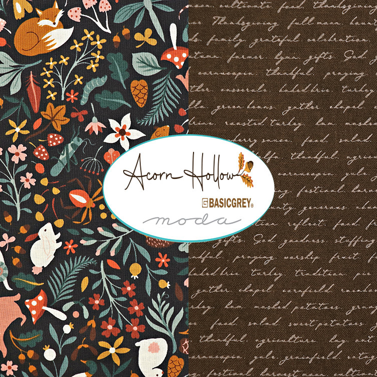 (54x25)moda Acorn Hollow 2枚セット