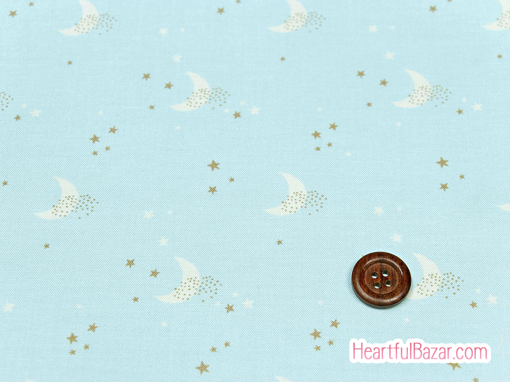 (54x50)moda LITTLE DUCKLINGS スター＆ムーン ブルー