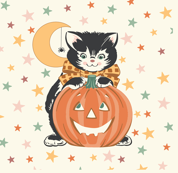 moda Kitty Corn ハロウィンパネル