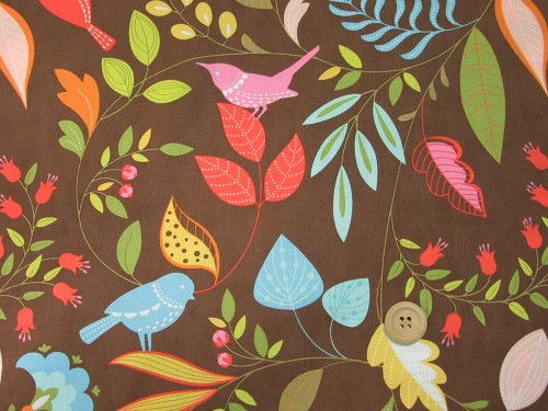 (110x40)moda Wing&Leaf ブラウン