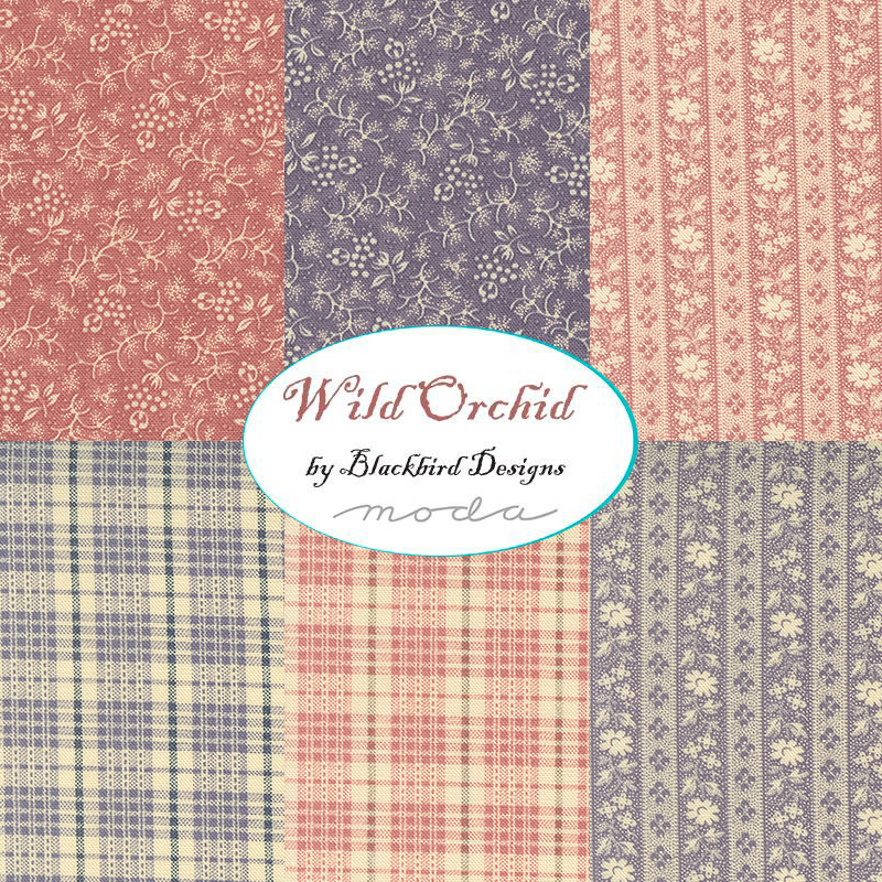 (25x25)moda Wild Orchid 6枚セット