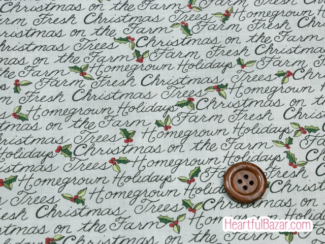 (54x50)moda HOMEGROWN Holidays 手描きのクリスマス