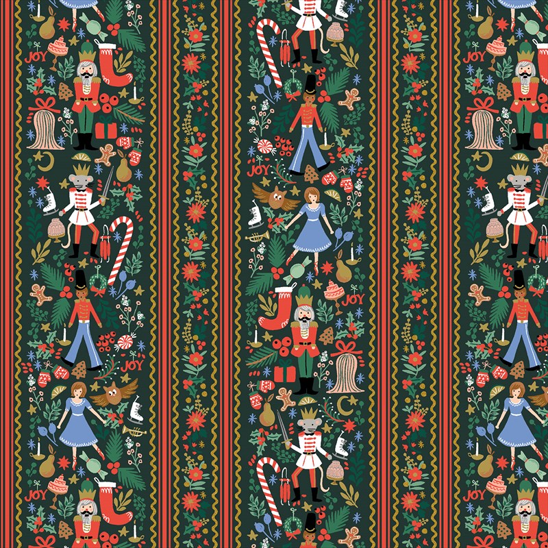 [oc]COTTON+STEEL HOLIDAY CLASSICS IV くるみ割り人形 グリーン