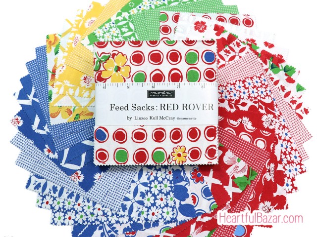 [cp]moda Feed Sacks RED ROVER 42枚セット